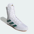 Load image into Gallery viewer, Adidas Hog 4 Boxing Boots- Green and White
