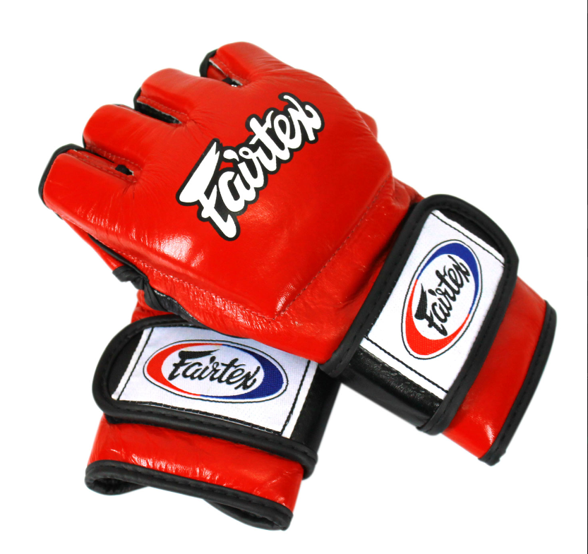MMA/ Combat Gloves near me Fairtex FGV12 Ultimate MMA Gloves Red