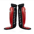 Load image into Gallery viewer, Red Fairtex SP6 MMA Style Shin Pads Red

