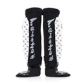 Load image into Gallery viewer, White Fairtex SP6 MMA Style Shin Pads White/Black