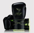 Load image into Gallery viewer, Buy Fly Superlace X Boxing Gloves Black/Neon