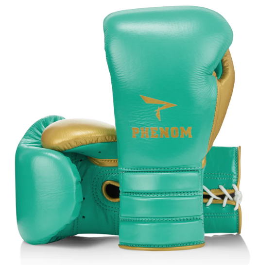 Buy Phenom SG-202 Lace Sparring Gloves Green-Gold