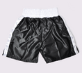 Load image into Gallery viewer, Muaythai Tuf-Wear Satin Boxing Short Black/White