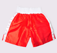Load image into Gallery viewer, Muaythai Tuf-Wear Satin Boxing Short Red/White