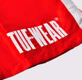 Load image into Gallery viewer, Tuf-Wear Satin Boxing Short Red/White
