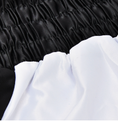 Load image into Gallery viewer, Short Tuf-Wear Satin Boxing Short White/Black