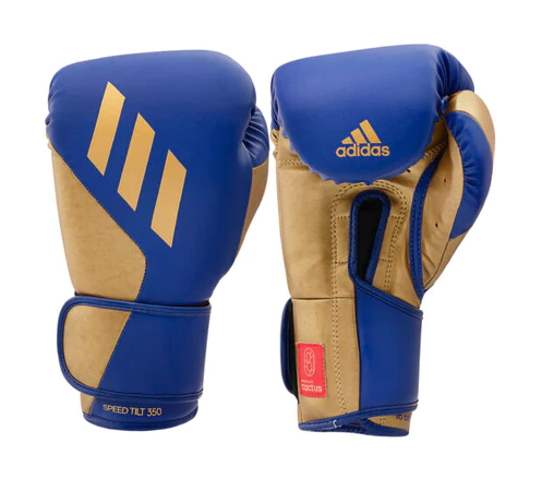 Buy ADIDAS Tilt 350 Pro With Strap Boxing Gloves Blue/Gold