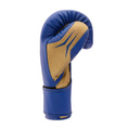 Load image into Gallery viewer, Mens ADIDAS Tilt 350 Pro With Strap Boxing Gloves Blue/Gold
