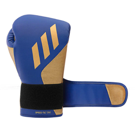 ADIDAS Tilt 350 Pro With Strap Boxing Gloves Blue/Gold