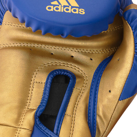 Gloves ADIDAS Tilt 350 Pro With Strap Boxing Gloves Blue/Gold