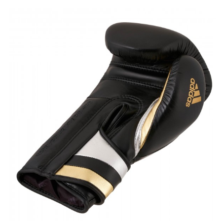 Adidas ADISPEED Boxing Gloves - 18OZ ONLY Black/Gold