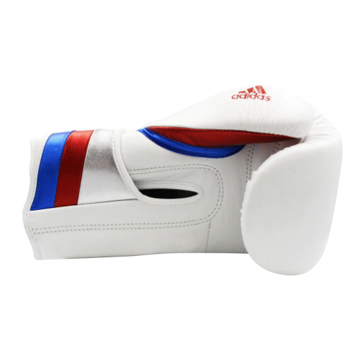 Adidas ADISPEED VELCRO Boxing Gloves White/Red