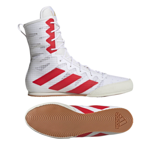 Buy Adidas Box Hog 4 Boots White/Red