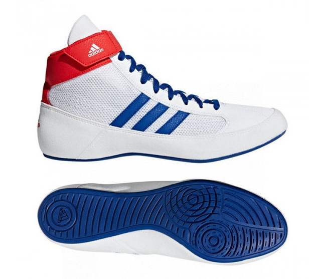 Buy Adidas HVC K (Havoc) Boxing Boots White-Blue-Red