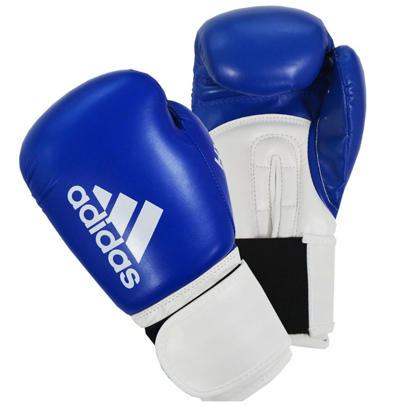 Buy Adidas HYBRID 100 Boxing Gloves Blue