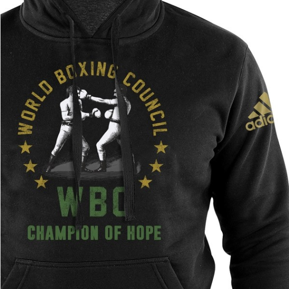 Black Adidas WBC Hoddy Heritage ADI WBCH01 Black