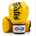 Load image into Gallery viewer, Buy Fairtex BGV19 Deluxe Tight-Fit Gloves Yellow
