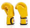 Load image into Gallery viewer, Yellow Fairtex BGV19 Deluxe Tight-Fit Gloves Yellow
