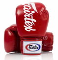 Load image into Gallery viewer, Buy Fairtex BGV19 Deluxe Tight-Fit Gloves Red
