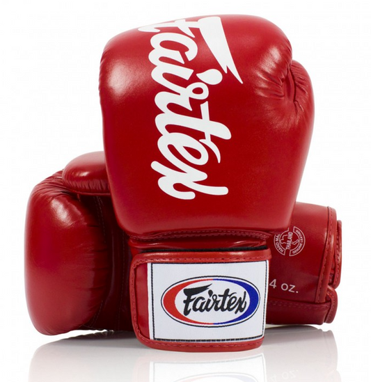 Buy Fairtex BGV19 Deluxe Tight-Fit Gloves Red