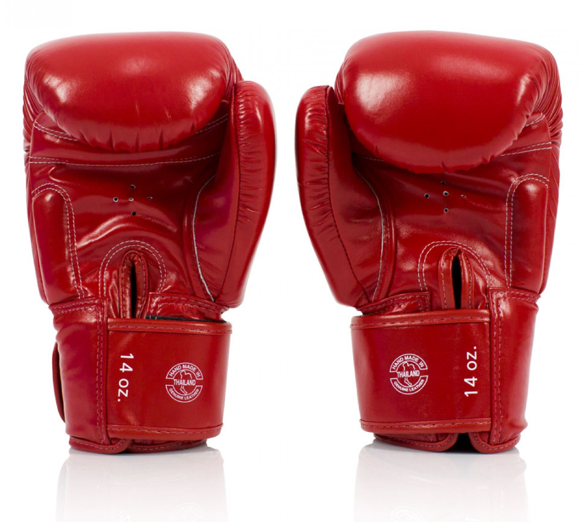 Boxing Gloves Fairtex BGV19 Deluxe Tight-Fit Gloves Red