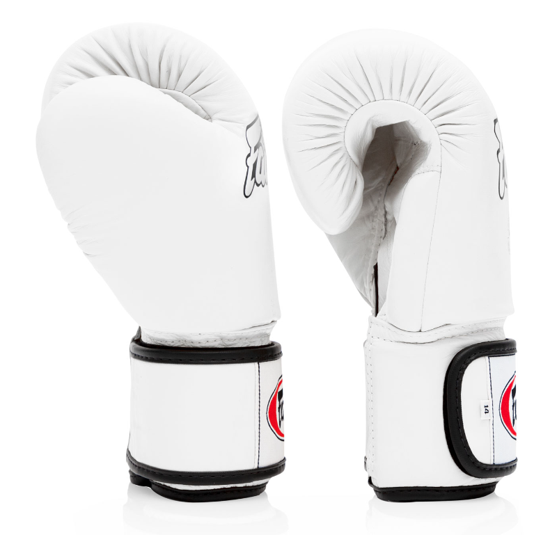 White Fairtex BGV1 Universal Gloves White