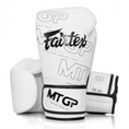 Load image into Gallery viewer, Buy Fairtex BGV X MTGP White Velcro Boxing Gloves White
