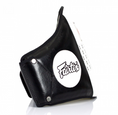 Load image into Gallery viewer, Buy Fairtex BPV1 Standard Leather Belly Pad Black
