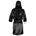 Load image into Gallery viewer, Robe near me Cleto Reyes Boxing Robe With Hood in Satin Black/White
