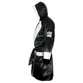 Load image into Gallery viewer, Black Cleto Reyes Boxing Robe With Hood in Satin Black/White
