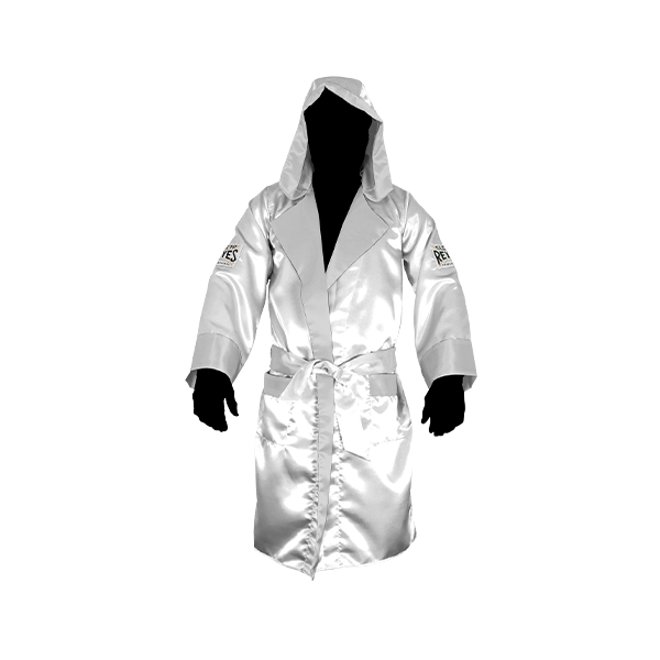 Buy Cleto Reyes Boxing Robe With Hood in Satin White