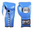 Load image into Gallery viewer, Buy Cleto Reyes TRADITIONAL LACE Sparring Gloves Blue
