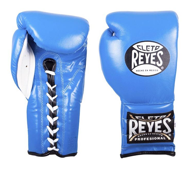 Buy Cleto Reyes TRADITIONAL LACE Sparring Gloves Blue