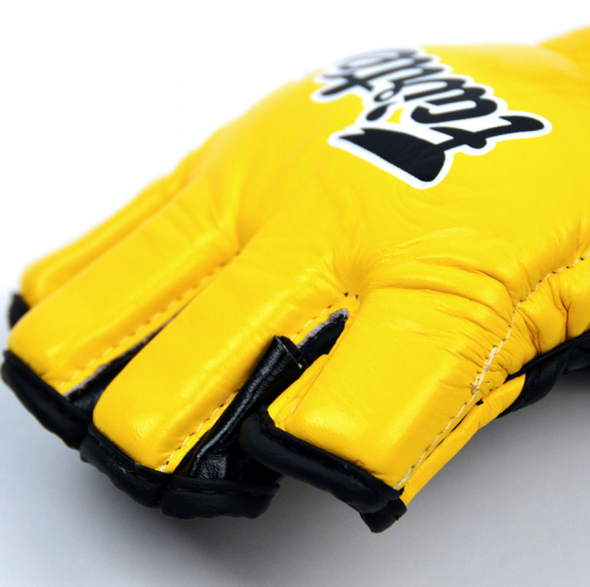 MMA/ Combat Gloves near me Fairtex FGV12 Ultimate MMA Gloves Yellow