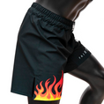 Load image into Gallery viewer, Short Fairtex AB12 MMA Board Shorts Burn Black/White
