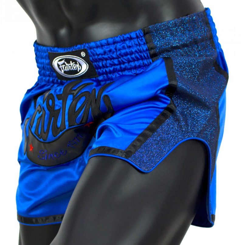 Fairtex BS1702 Slim Cut Muaythai Shorts Royal Blue