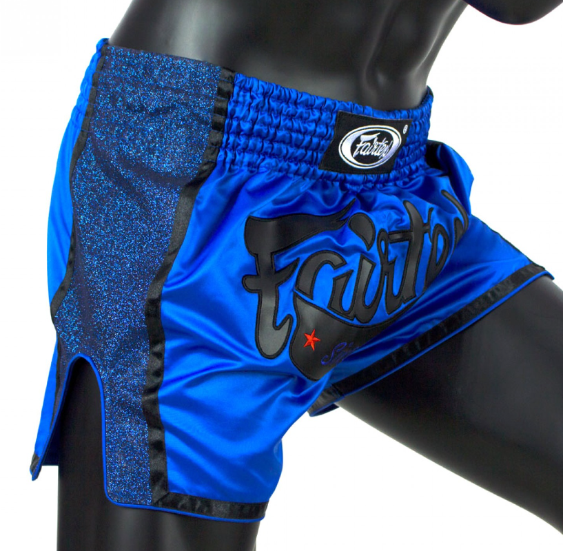 Fairtex Muay Thai Shorts BS1702 Slim Cut Muaythai Royal Blue Fight