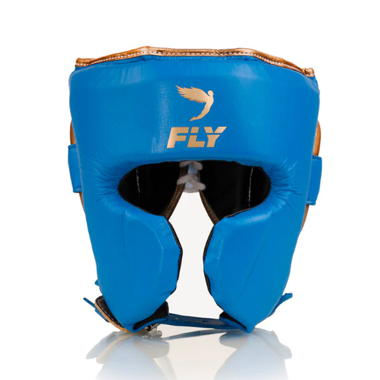 Buy Fly Knight X Head Guard Blue/Gold
