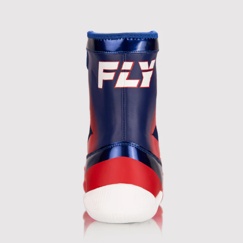 Boxing Trainers near me Fly STORM Boots Blue/Red-White