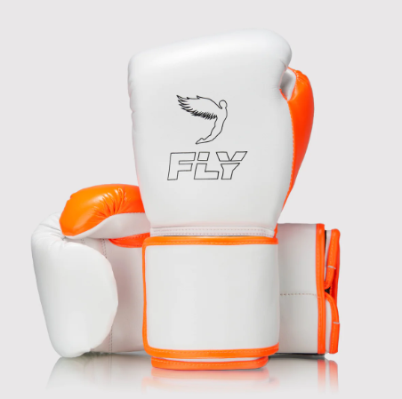 Buy Fly Superloop X Boxing Gloves White/Orange