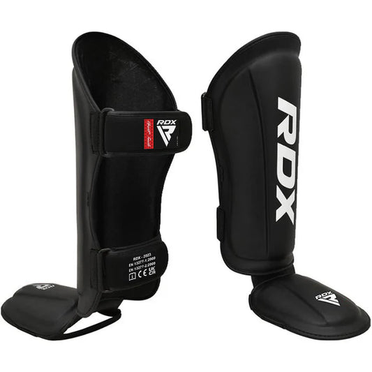 RDX T1 Black Shin Instep Guards Large