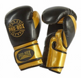 Load image into Gallery viewer, Buy PRO-BOX Champ Spar Boxing Gloves Black/Gold
