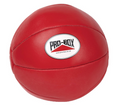 Load image into Gallery viewer, Buy PRO-BOX Leather Medicine Ball Red
