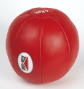 Load image into Gallery viewer, PRO-BOX Leather Medicine Ball Red
