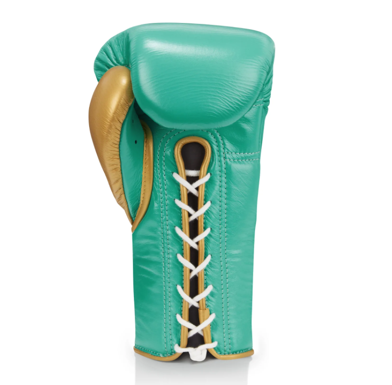 Boxing Gloves near me Phenom SG-202 Lace Sparring Gloves Green-Gold