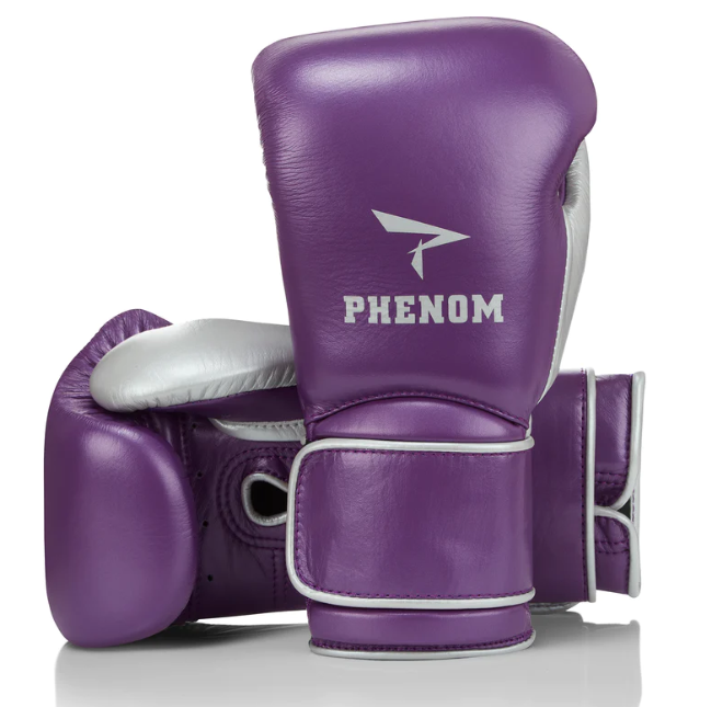 Buy Phenom SG-202S Sparring Gloves Metallic Purple-Silver