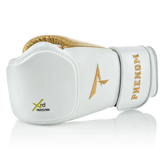 Mens Phenom XRT-220S Ultimate Bag Gloves White/Gold