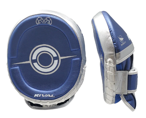 Rival RPM-100 Professional Punch Mitts Blue/White-Silver