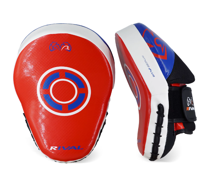 Blue Rival RPM7 Fitness Plus Punch Mitts Blue/Red
