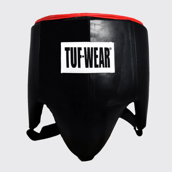 Buy TUF-WEAR Leather Pro Style Groin Guard Black